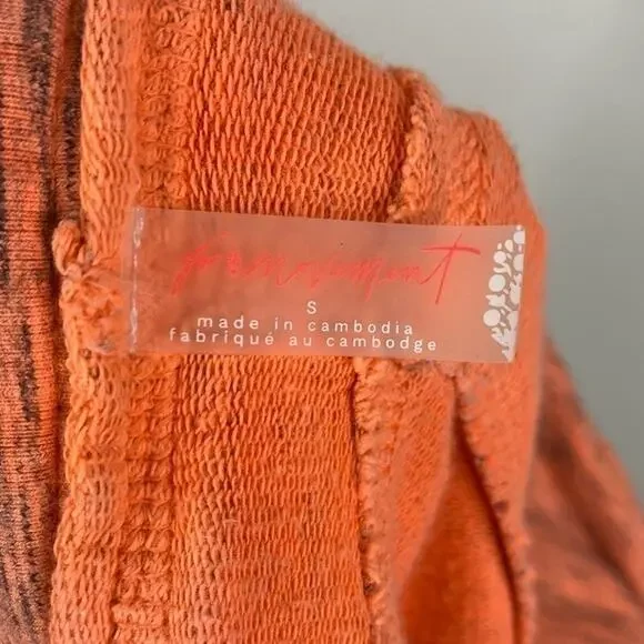 Free People FP Movement Hybrid Leggings Papaya Punch Pink Orange NWT Small - Picture 6 of 8